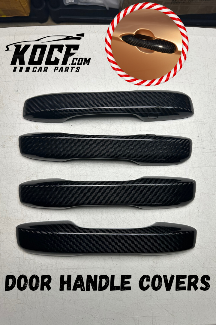 Door Handle Covers Compatible for 11th Gen Civic 2022+ Real Carbon Fiber