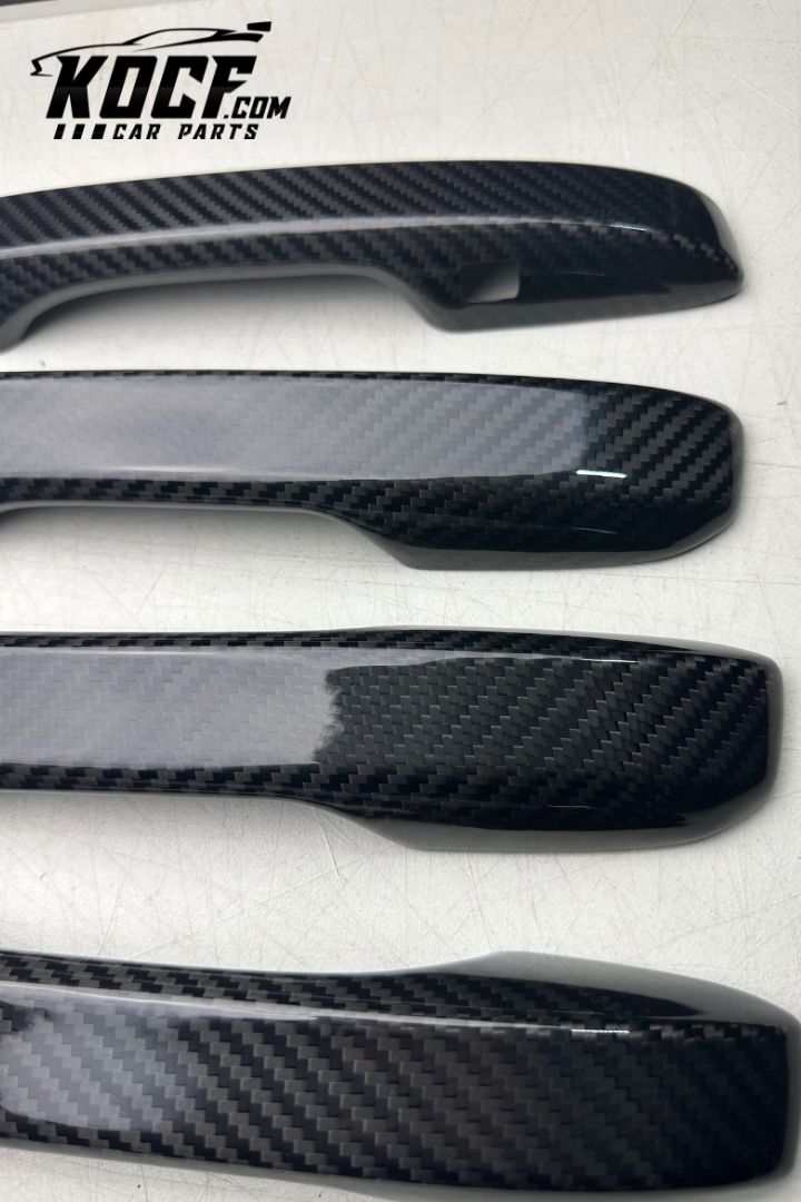 Door Handle Covers Compatible for 11th Gen Civic 2022+ Real Carbon Fiber