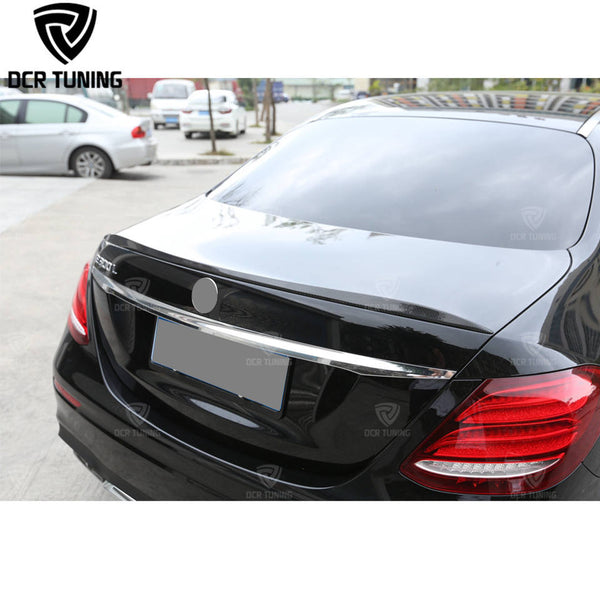 W213 E Class Spoiler For Mercedes W213 Spoiler E Class 4-Door Sedan E200 E220 E250 E300 Carbon Fiber Rear Trunk Spoiler Wings