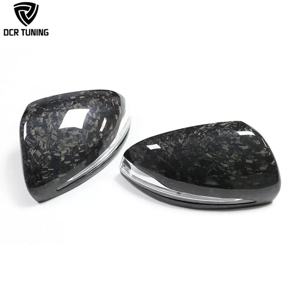 FORGED Carbon Fiber Mirror Cover for Mercedes-Benz W205/W222/W238/W257/AMG GT53 LHD Replacement Style C63 E63 S63