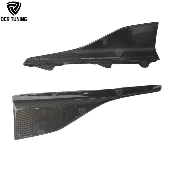 Carbon Fiber Side Skirts Car Bumper for BMW M2 F87 2014-2019 M Performance Style Extension Splitters