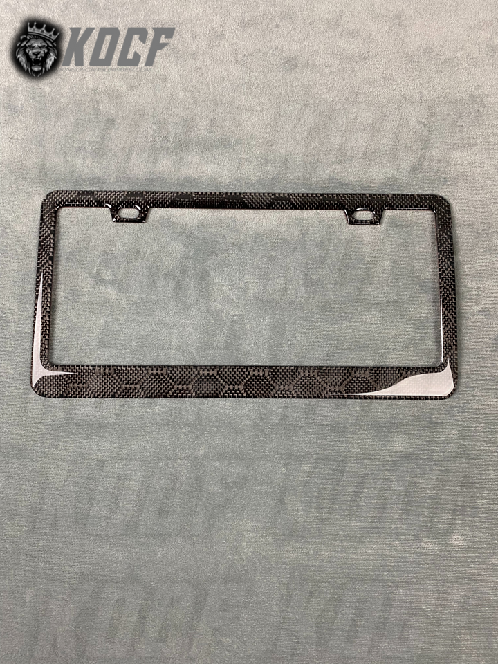 Carbon Fiber License Plate Frame - KOCF.com - Car Parts