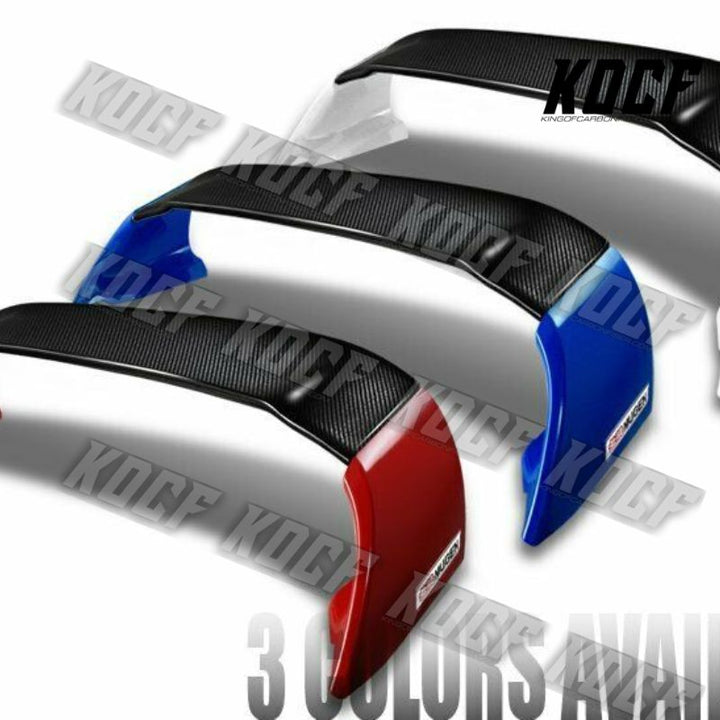 For 2012-2015 Honda Civic 4DR MUGEN Carbon Fiber Factory Blue Rear Spoiler Wing - KOCF.com - Car Parts