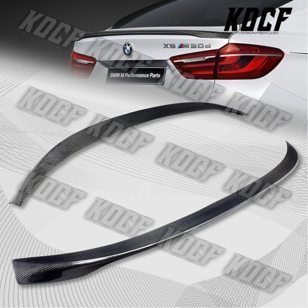 For 2015-2019 BMW F16 X6 Performance Real Carbon Fiber Rear Trunk Spoiler Wing - KOCF.com - Car Parts