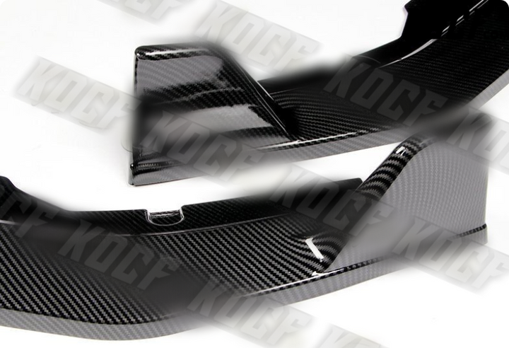 For 2020-2022 Nissan Sentra Carbon Look Front Bumper Body Kit Spoiler Lip 3PCS - KOCF.com - Car Parts