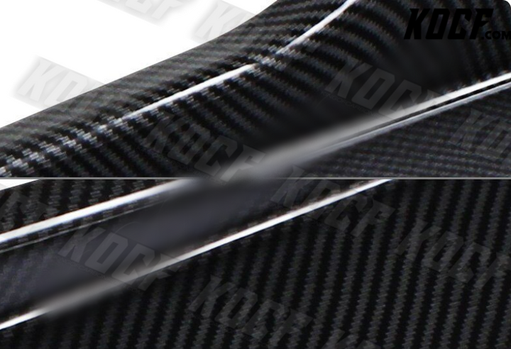 Universal Carbon Style Side Skirt Rocker Splitters Diffuser Winglet Wind 31"x4" - KOCF.com - Car Parts