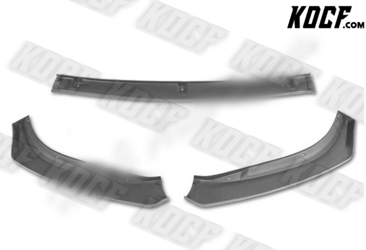 For 2014-2018 Mazda6 Mazda 6 Painted Black Front Bumper Body Kit Spoiler Lip 3PC - KOCF.com - Car Parts