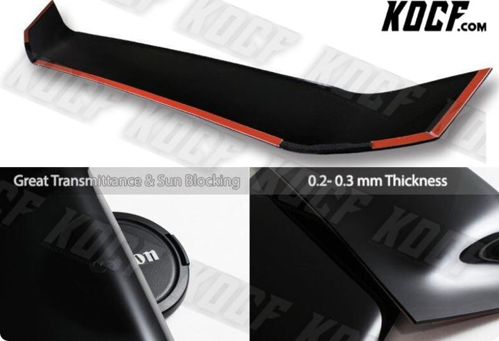 For 2013-2020 Scion FR-S/Subaru BRZ Smoke Acrylic Rear Window Roof Visor Spoiler - KOCF.com - Car Parts