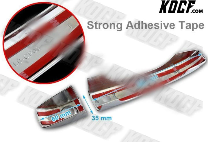 For 2013-2020 Dodge Journey Mirror Chrome Adhesive Door Handle Cover Cap 8Pcs - KOCF.com - Car Parts