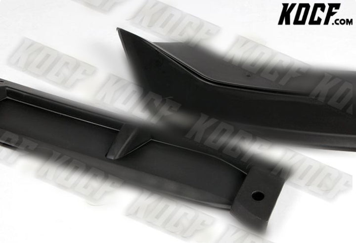 For 18-21 Honda Fit Unpainted Black JDM Front Bumper Body Kit Spoiler Lip 3PCS - KOCF.com - Car Parts