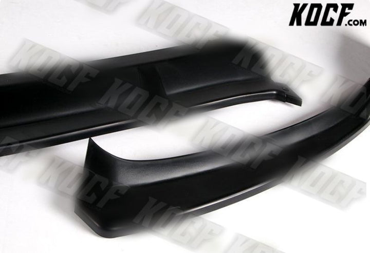 For 15-18 Mercedes W205 C180 C250 C300 Unpainted Black Front Bumper Body Lip 3PC - KOCF.com - Car Parts