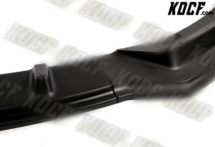 For 16-21 Tesla Model 3 Sedan Unpainted Black Front Bumper Splitter Spoiler Lip - KOCF.com - Car Parts