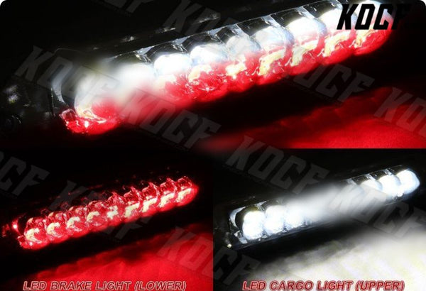 For 02-09 Ram 1500 2500 3500 Black/Smoke LED 3RD Third Brake Stop Cargo Light - KOCF.com - Car Parts