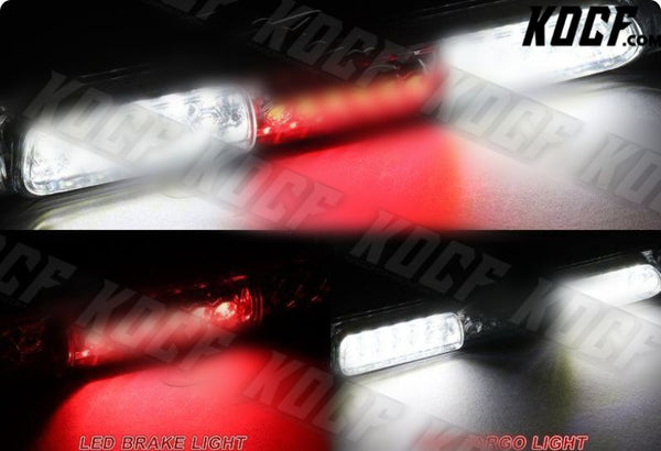 For 97-99 Ford F-250/00-05 Excursion Chrome 30-LED Third 3RD Brake Stop Light - KOCF.com - Car Parts