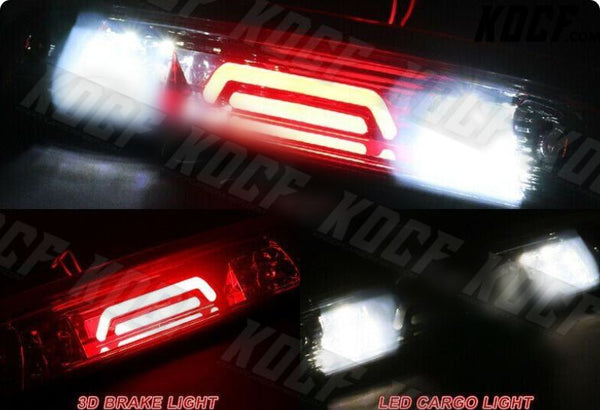 For Chevy/Silverado/GMC/Sierra Smoke LED BAR 3RD Third Brake Light+Cargo Lamp - KOCF.com - Car Parts