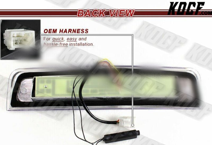 For 2009-2017 Dodge Ram Chrome Clear LED 3RD Third Brake Stop Light W/Cargo Lamp - KOCF.com - Car Parts