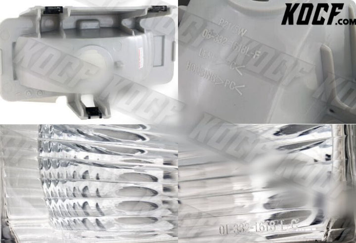 For 94-97 GMC Jimmy/Sonoma Chrome Housing Bumper Turn Signal Parking Lights - KOCF.com - Car Parts