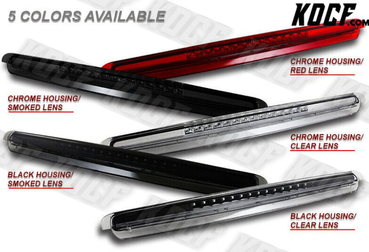 For 2005-2010 Scion tC Black Housing Clear Lens LED 3RD Third Brake Stop Light - KOCF.com - Car Parts