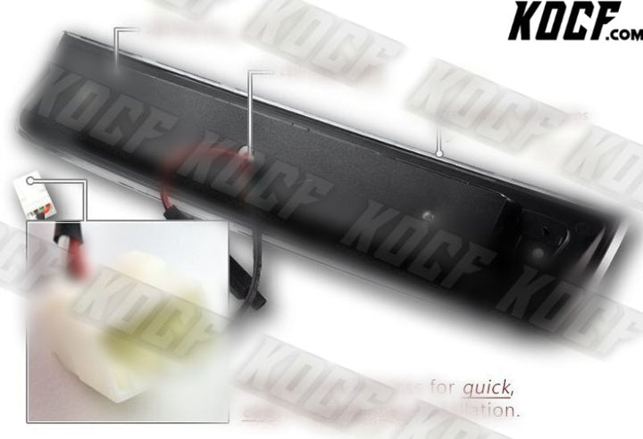 For 09-18 Dodge Ram 1500 Black Housing 27-LED 3RD Third Brake Light W/Cargo Lamp - KOCF.com - Car Parts