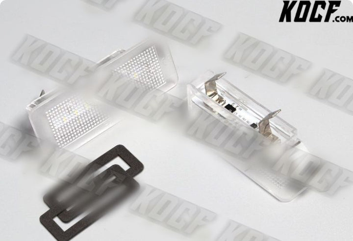 For 2005-2015 Smart Fortwo Coupe Convertible 451 White LED License Plate Lights - KOCF.com - Car Parts