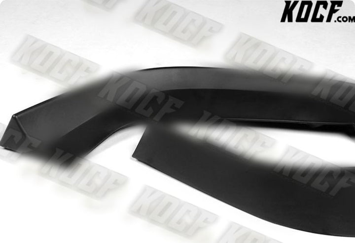 For 12-14 Mercedes C300 C350 W204 Matt Black Front Bumper Body Kit Splitter Lip - KOCF.com - Car Parts