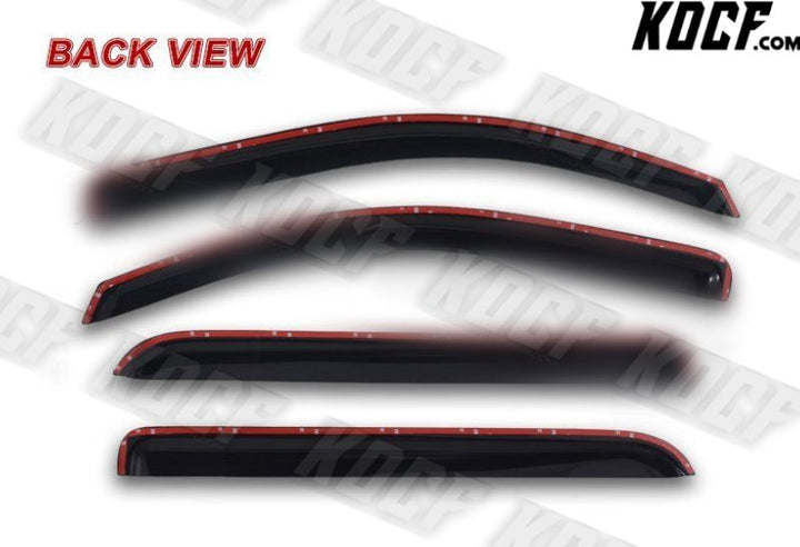 For 2014-2018 Chevy Silverado 1500 Crew Cab Smoke Sun Shield Window Visor 4-PCS - KOCF.com - Car Parts