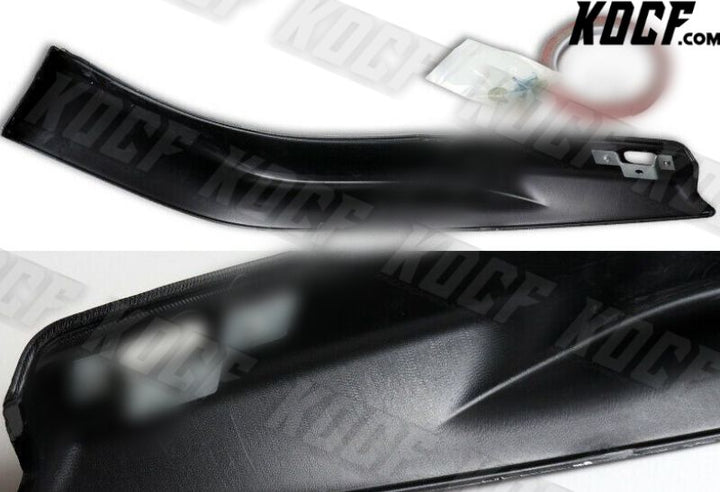 For 13-15 Accord 4-DR HFP-Style Painted Black Front+Rear Bumper Spoiler Lip 4pc - KOCF.com - Car Parts