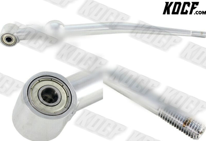 For 1993-1997 Honda Del Sol Chrome Single Bend Short Quick Throw Shift Shifter - KOCF.com - Car Parts