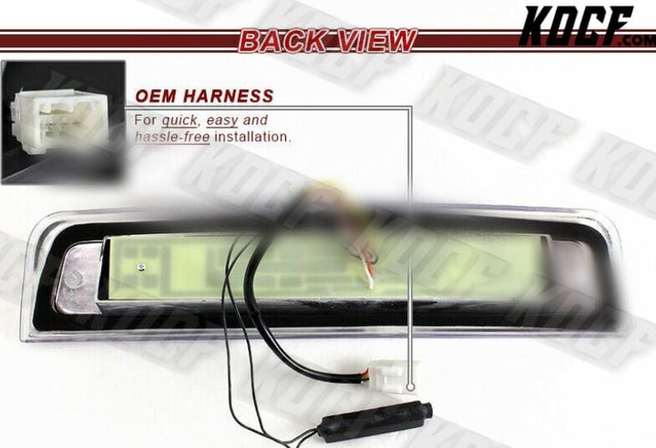 For 2009-2017 Dodge Ram Smoke Lens LED 3RD Third Brake Stop Light W/Cargo Lamp - KOCF.com - Car Parts