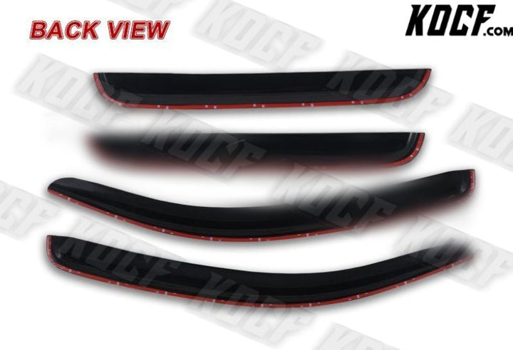 For 05-15 Toyota Tacoma Pickup Double Cab Smoke ABS Sun Shield Window Visor 4PCS - KOCF.com - Car Parts