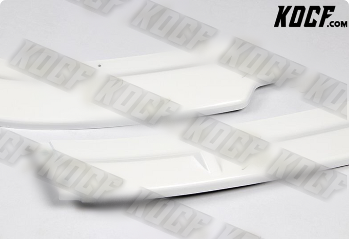 For 96-98 Honda Civic JDM CS-Style Painted White Front Bumper Body Lip Kit 3PCS - KOCF.com - Car Parts