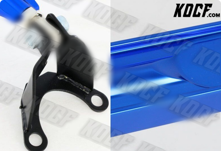 For 1993-1997 Honda Civic Del Sol Rear Upper Blue Aluminum Tower Brace Strut Bar - KOCF.com - Car Parts