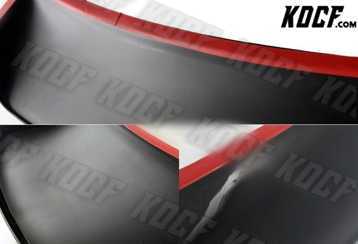 For 2012-2015 Honda Civic Coupe 2 Door ABS Black Rear Roof Window Visor Spoiler - KOCF.com - Car Parts