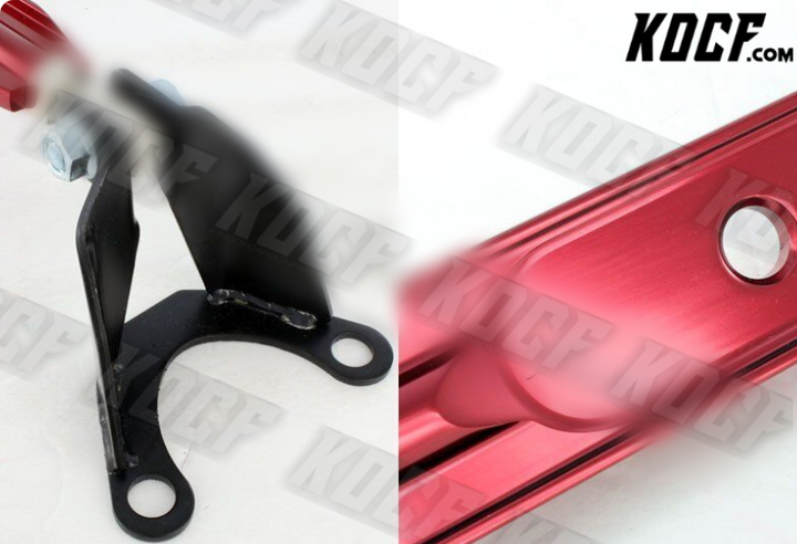 For 1988-2000 Honda Civic/CRX Rear Upper Red Aluminum Tower Brace Strut Bar - KOCF.com - Car Parts