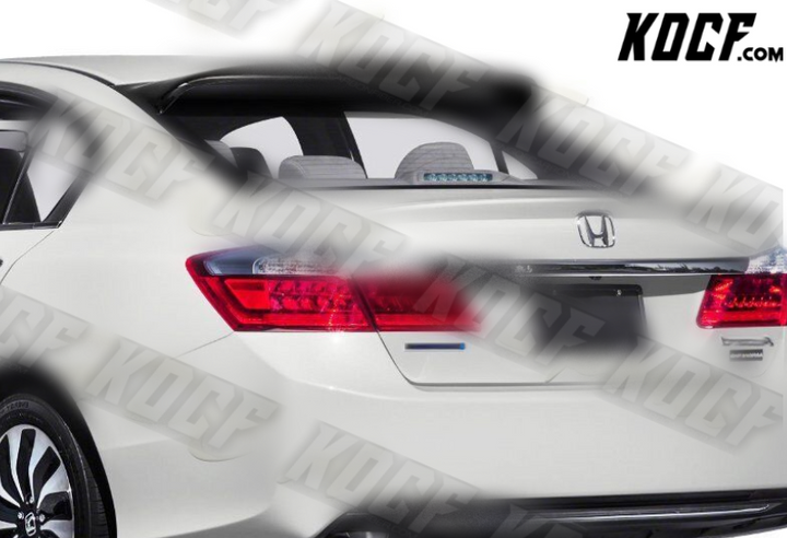 For 13-17 Honda Accord 4DR/Sedan Smoke Acrylic Rear Window Roof Visor Spoiler - KOCF.com - Car Parts