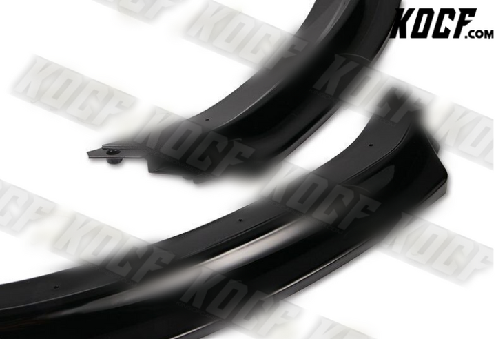 For 2017-2020 Audi A3 Painted Black Front Bumper Body Kit Spoiler Lip 3PCS - KOCF.com - Car Parts