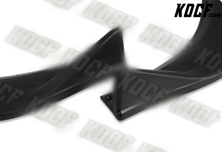 For 2019-2021 Mazda 3 Mazda3 Matt Black Front Bumper Body Kit Spoiler Lip 3pcs - KOCF.com - Car Parts