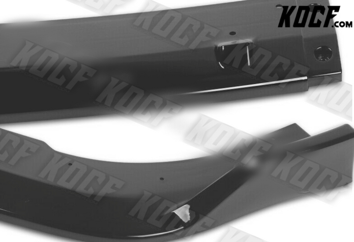 For 2018-2021 Honda Accord Painted Black Front Bumper Body Kit Spoiler Lip 3PCS - KOCF.com - Car Parts