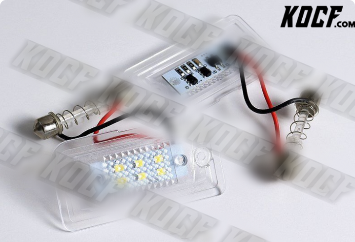 For Mercedes C CLK SL SLR Class W203 A209 R230 R199 SMD LED License Plate Lights - KOCF.com - Car Parts