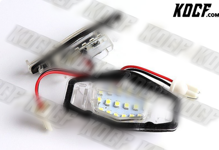 For 2003-2017 Honda Accord 4DR 6000K 18-SMD White LED License Plate Lights Lamps - KOCF.com - Car Parts