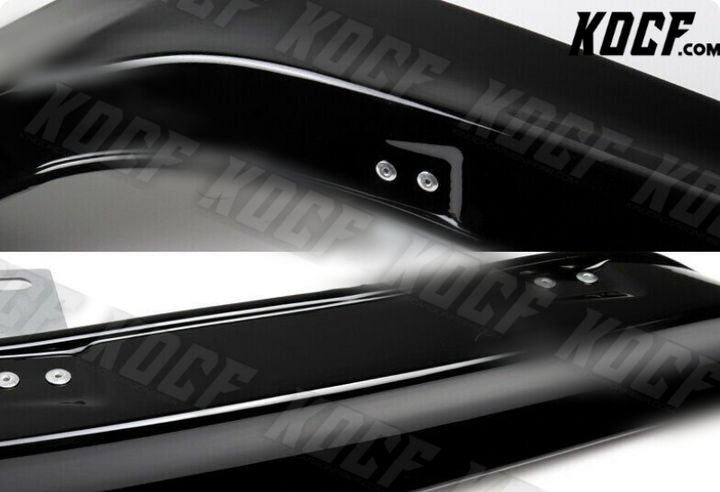 For 13-15 Honda Accord Coupe HFP-Style Painted Black Front Bumper Spoiler Lip - KOCF.com - Car Parts