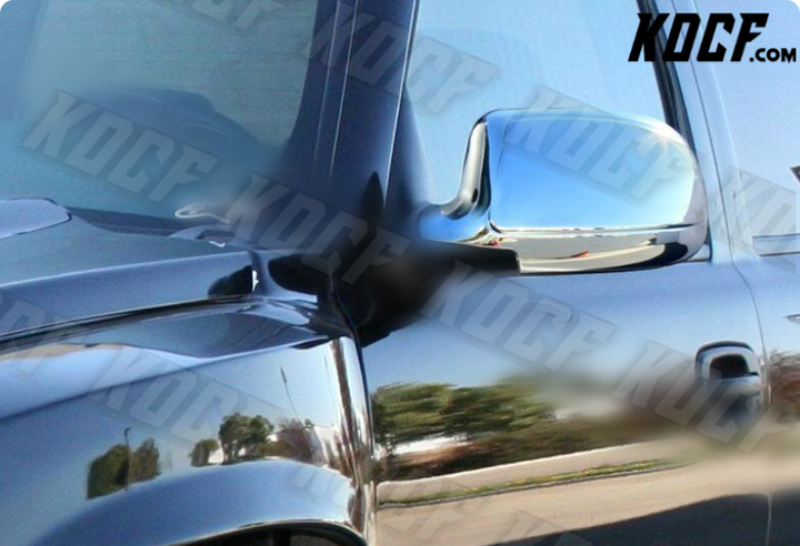 For 1999-2006 Chevy Silverado 1500 2500 3500 Chrome ABS Side Mirror Cover Cap - KOCF.com - Car Parts