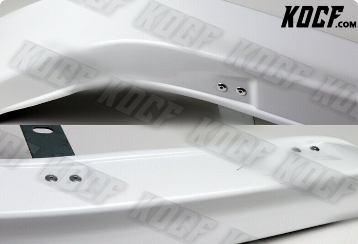 For 13-15 Honda Accord Coupe HFP-Style Painted White Front Bumper Spoiler Lip - KOCF.com - Car Parts