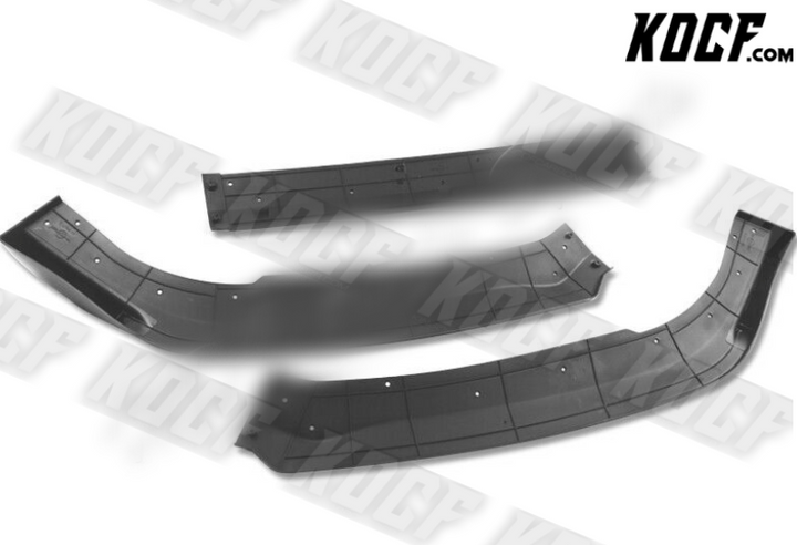 For 2018-2021 Honda Accord Painted Black Front Bumper Body Kit Spoiler Lip 3PCS - KOCF.com - Car Parts