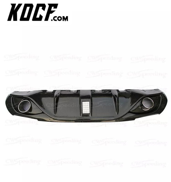 B STYLE CARBON FIBER REAR BUMPER LIP REAR DIFFUSER (T-2)FOR Alfa Romeo Giulia