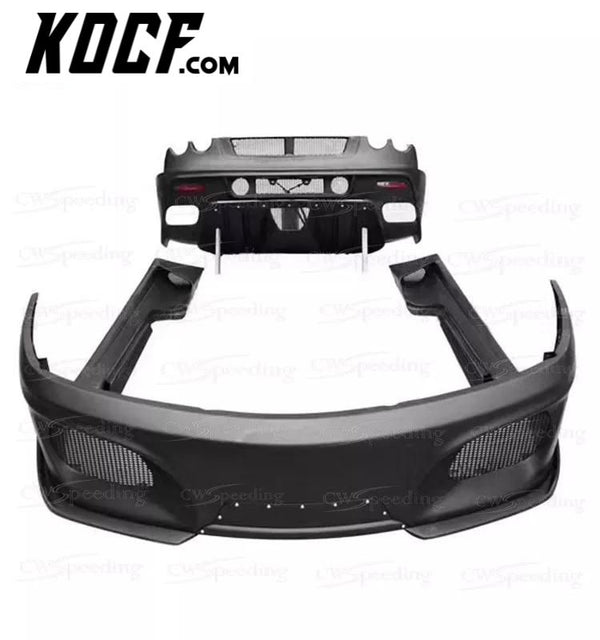 A STYLE FIBER GLASS BODY KIT FOR 2005-2009 FERRARI F430 FRONT BUMPER REAR BUMPER