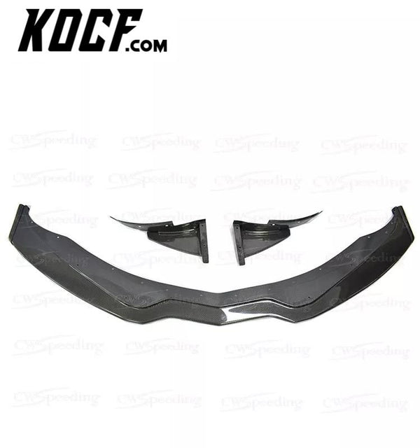 L STYLE CARBON FIBER FRONT BUMPER LIP FOR CHEVROLET CORVETTE STINGRAY C7 FRONT BUMPER LIP BODY KITS