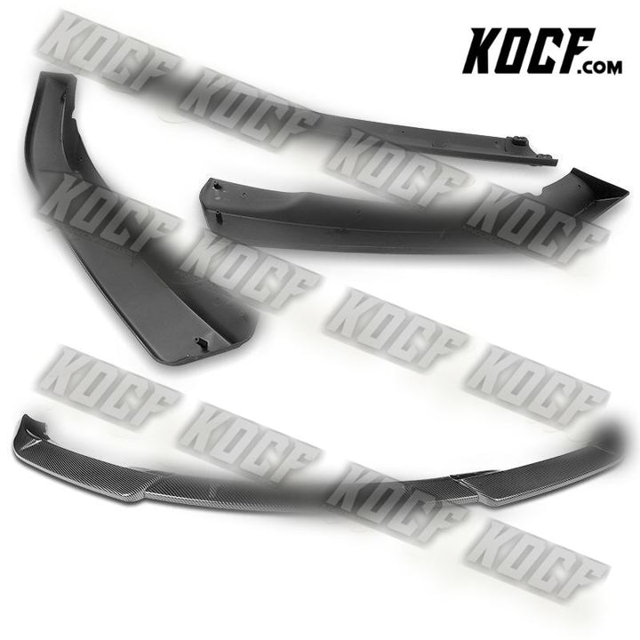 For 2002-2005 BMW 3-Series E46 Sedan Carbon Look Front Bumper Body Spoiler Lip - KOCF.com - Car Parts