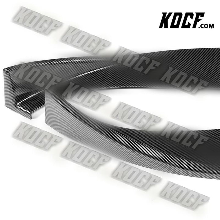 For 2006-2010 BMW E60 M5 H-Style Carbon Look Front Bumper Splitter Spoiler Lip - KOCF.com - Car Parts