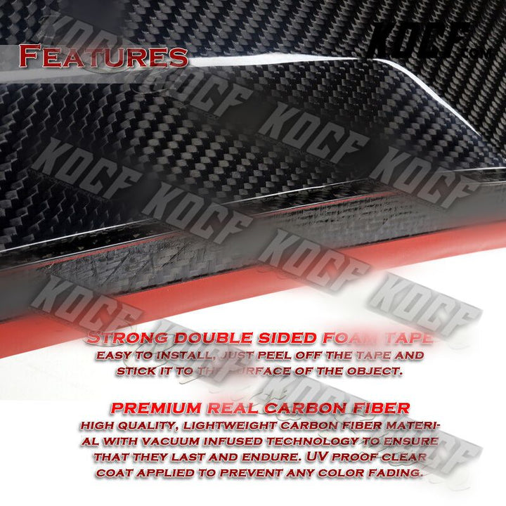 For 2006-2011 Lexus GS-Series V-Style Carbon Fiber Duckbill Trunk Spoiler Wing - KOCF.com - Car Parts